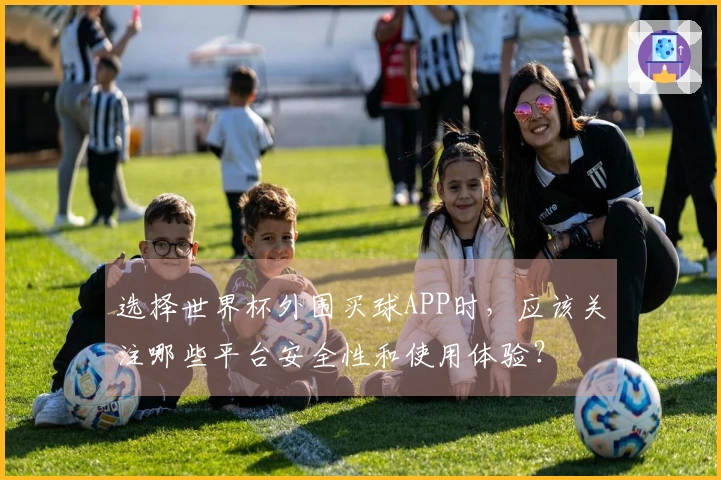 选择世界杯外围买球APP时，应该关注哪些平台安全性和使用体验？